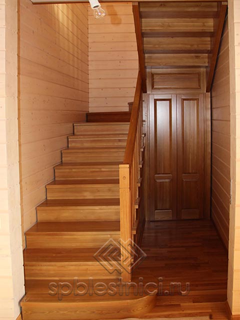 Стоимость установки деревянной лестницы