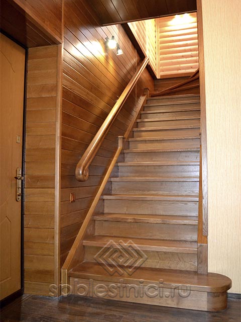 Деревянные лестницы на второй этаж СПБ